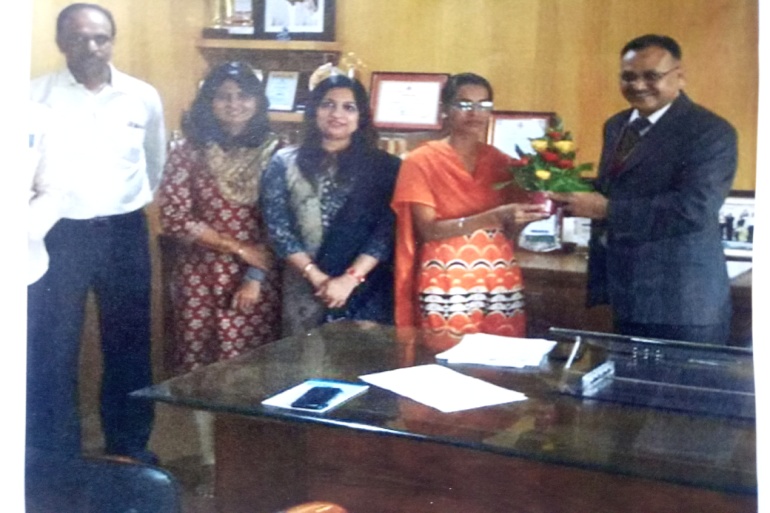 Alumni student Hon. Seema Khandagale, (PSI) felicitation