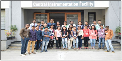T.Y.B.Sc. students visited Central Instrumentation Laboratory of Savitribai Phule Pune University &C-MET pashan laboratory with faculties of the department
											
