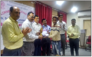 Best Chemistry Student Compitation-2018 (BCS-2018)
											Principle Dr. B.S. Jagdale, vice principal Dr. Ravindra Deore and Prof. Dr. M.A. Bhardwaj, Science Incharge Dr. Mahale T.R., Arts ,Com Incharge Dr. Rakibe V.H, Head of the Department Prof. Dr. K. H. Kapadnis and Department of Chemistry Faculty Members .
											
											