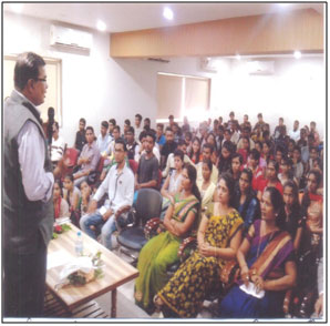 Inauguration of “Economic Association” by Prof. Dr. Sanjay Tupe, Vice Principal BYTCO College, Nashik Road. on 3rd August 2017. He guided students on “Career Opportunities in Economics”. Principal Dr. B. S. Jagdale presided the function. Dr. N. N. Gadhe gave introductory speech.