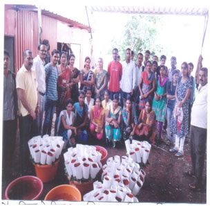 P. G. Students & Faculty Members paid visit to the Polly House (Rose Farm) at Jejurkar Mala, Panchavati, Nashik 