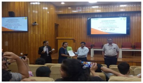 Mr. Abhishek Sharma, student of T. Y. B. Sc. (2019-20) present his views 
											and qualify the Physics Training and Talent Search (PTTS) programme in June 2019.